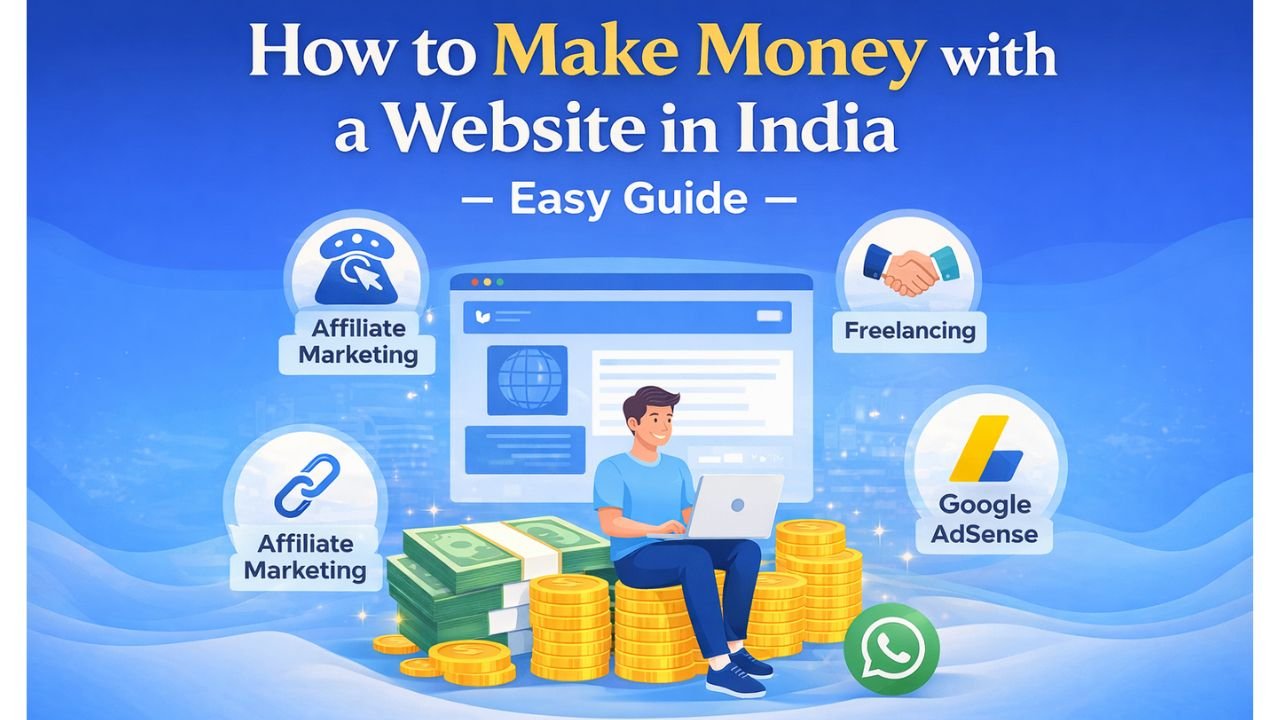 make money with website in india guide